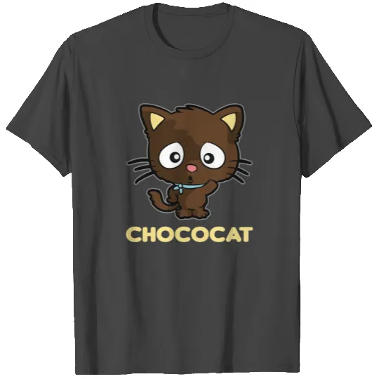 ChocoCat Brown Cat Ebony Kitty T Shirts