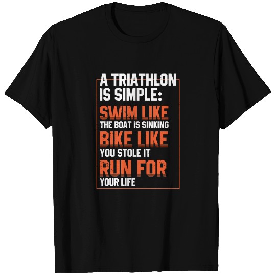 Triathlon Running Swim Bike Athelete Apparel T Shirts