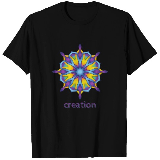 Creation Mandala Design T Shirts
