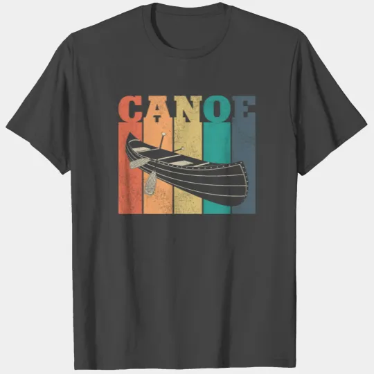 Canoe Canoeing Vintage Retro Canoe T Shirts