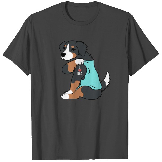 I Love Dad Bernese Mountain Dog T Shirts