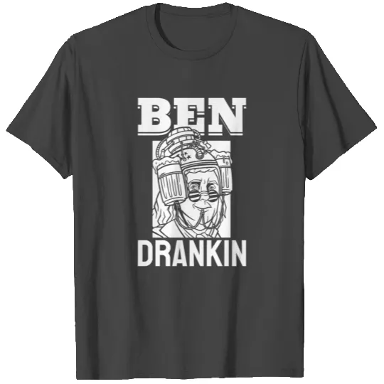 Ben Drankin Funny Beer Drinking Beer 4th Of July T Shirts