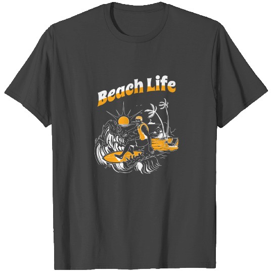 Beach Life Surfer T Shirts