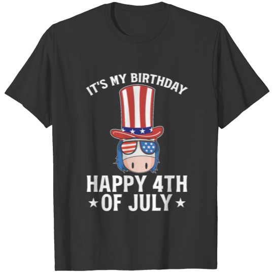 Patriotic Day It's My Birthday Happy 4th Of July T-shirt