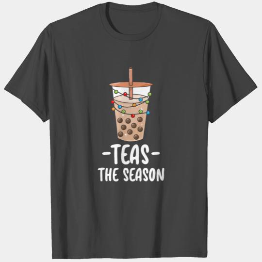 Boba Tea Mix Fun Christmas Cute Kawaii Bubble T Shirts