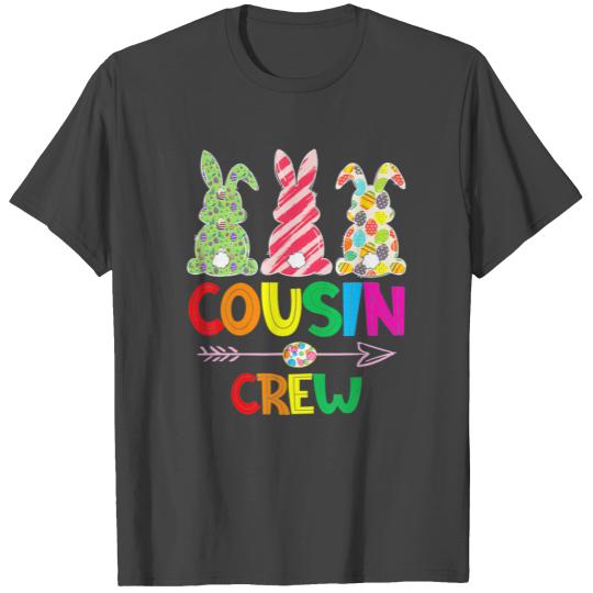 Cousin Crew Cute Bunny Rabbit Matching Easter Day T Shirts