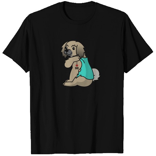 I Love Dad Pekingese T Shirts