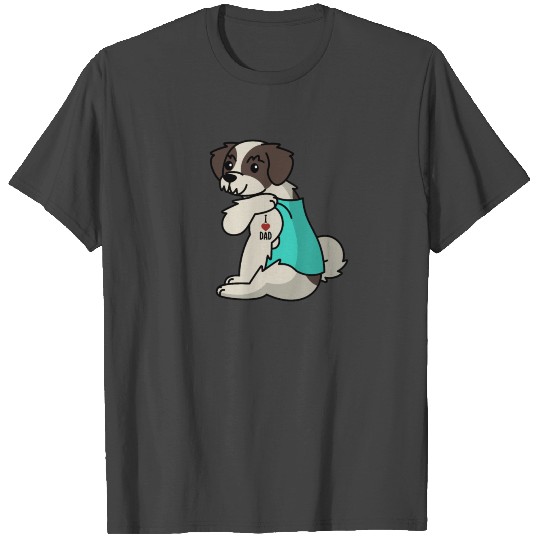 I Love Dad Shih Tzu T Shirts