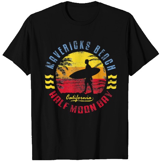 Mavericks Beach T Shirts Surfing T Shirts