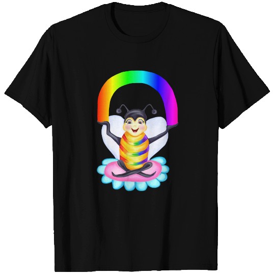 Rainbow Spectrum Bee T Shirts
