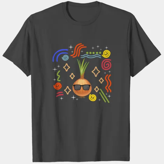 Onion Vegetable T Shirts, Onion Wearing Sunglasses