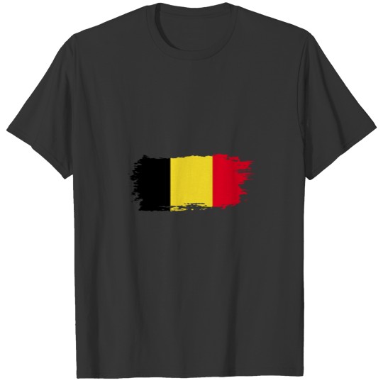 Abstract Flag Of Belgium T-shirt