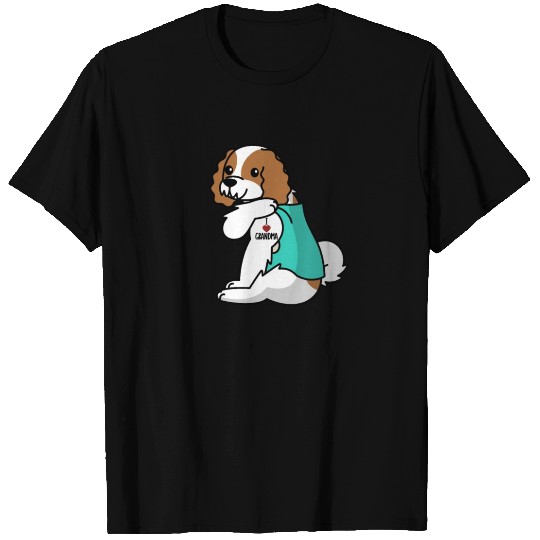Cavalier King Charles Spaniel I Love Grandma T Shirts