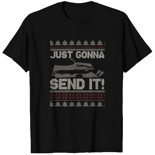 Just Gonna Send It Funny Ugly Christmas T Shirts
