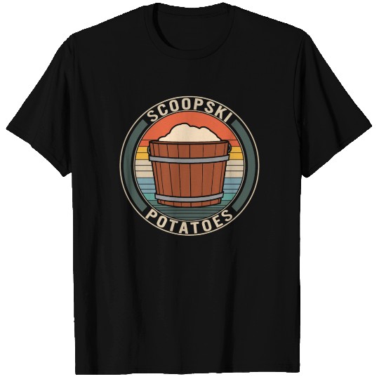 Potato Vegetable T Shirts, Scoopski Potatoes,
