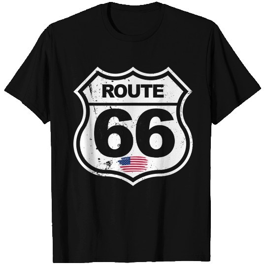 Vintage Route 66 retro style T Shirts
