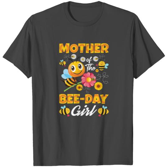 Mother Of The Bee-Day Girl Kid's Birthday, Kid's T Shirts