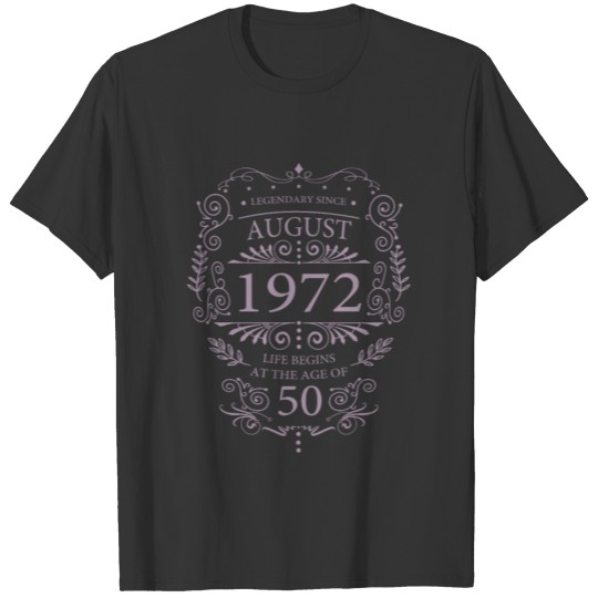 60th Birthday Gift Ideas Born in 1972 Sayings T-shirt