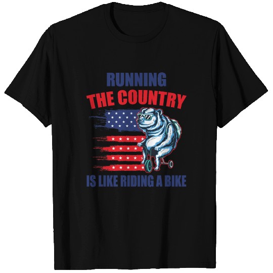 Joe Biden Running The Country's Like Riding A Bike T Shirts