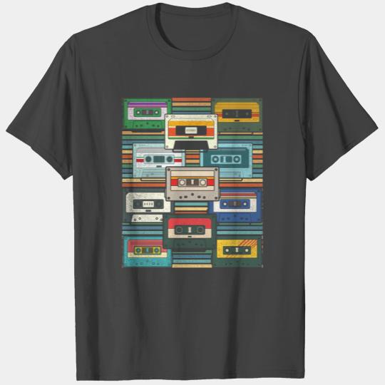 80s music lover gift retro cassette T Shirts