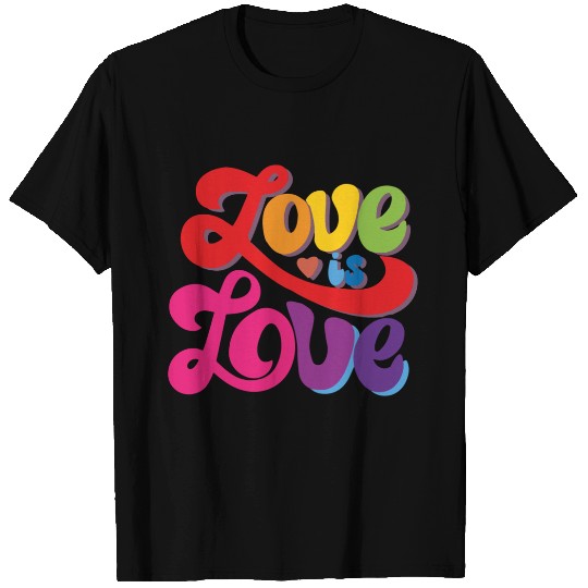love is love romantic design. T Shirts
