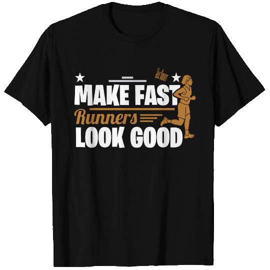 Marathon Running Motif for Runners n Joggers T Shirts