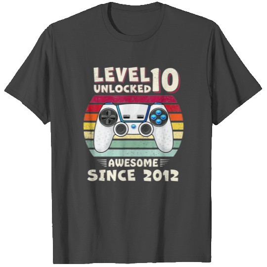 10yr BDay Son Boy Funny Gamer 10th 10 Years Old T Shirts