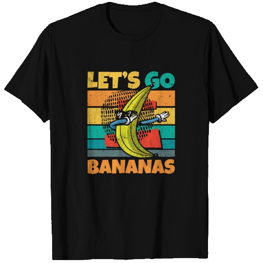 Vintage Let's Bananas Funny Dab Banana T Shirts