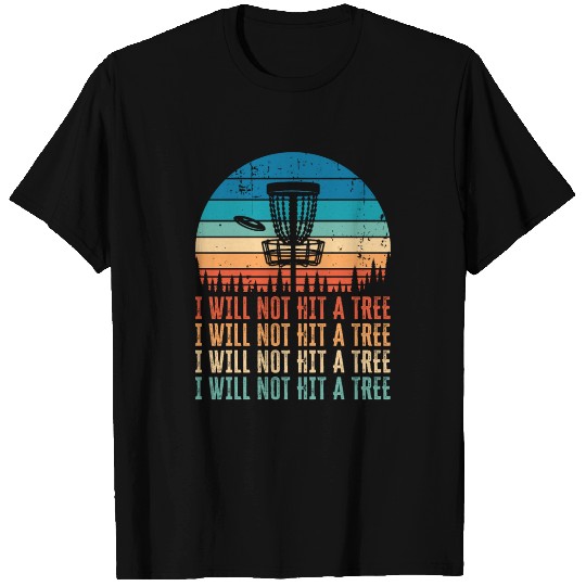 Funny Disc Golf Tree Gift Distressed Vintage T Shirts