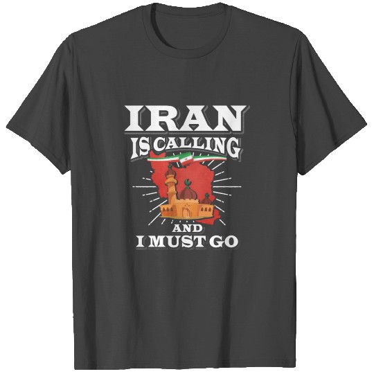 Funny Iran Flag Travel T Shirts