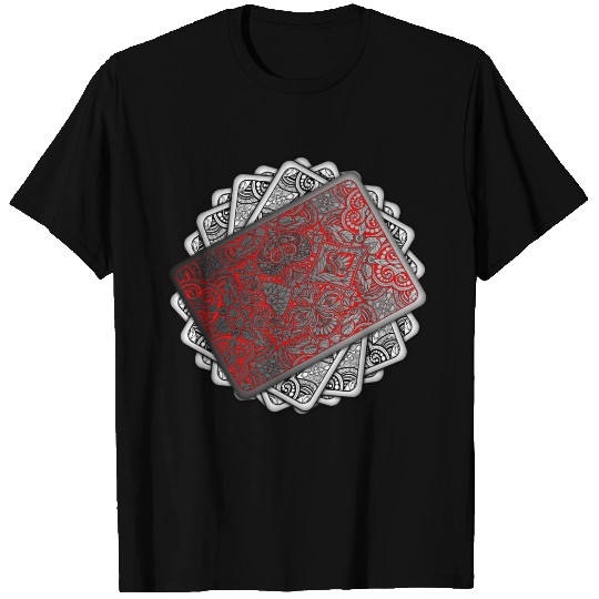 Red Playing Card Deck T Shirts