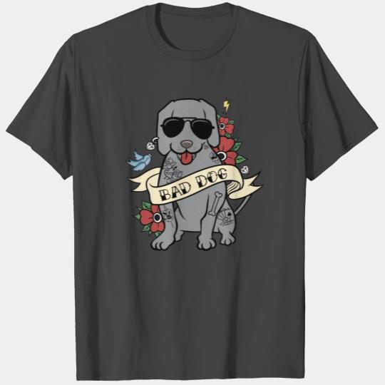 Bad Dog Tattoo Weimaraner T Shirts