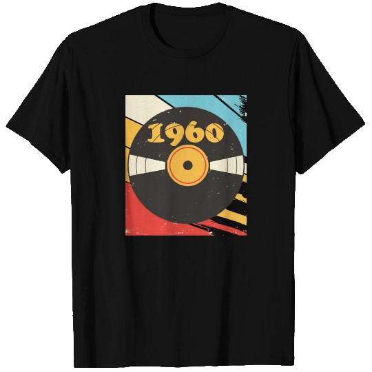 Birthday 1960 Retro Vinyl Music T Shirts