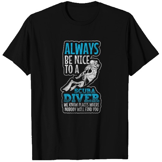 Diver Ocean Snorkeling Corals T Shirts