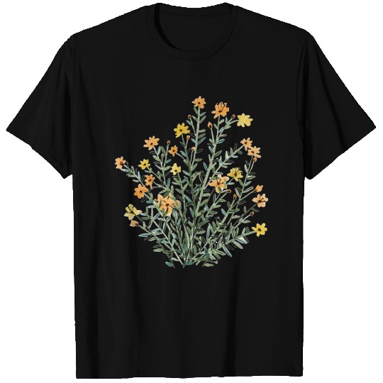 yellow floral sun flower T Shirts