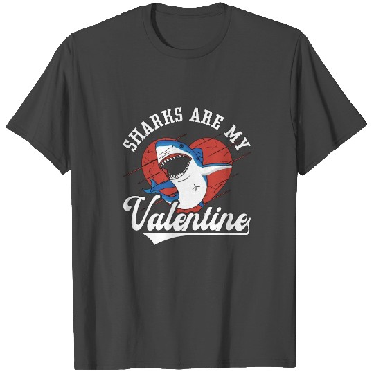 Sharks Are My Valentine Freediving Dive Freediver T Shirts