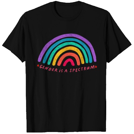 gender rainbow pride T Shirts