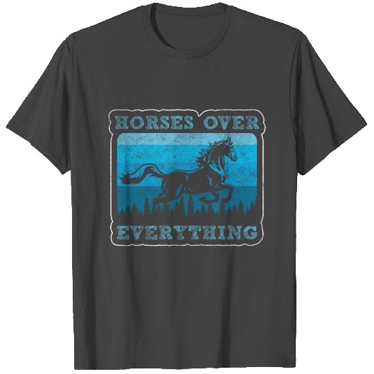 Horseback Riding Horse Lover Mustang Stables T Shirts