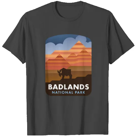 Badlands National Park T Shirts