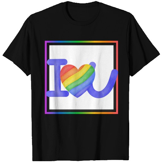 love colorful Pride T Shirts