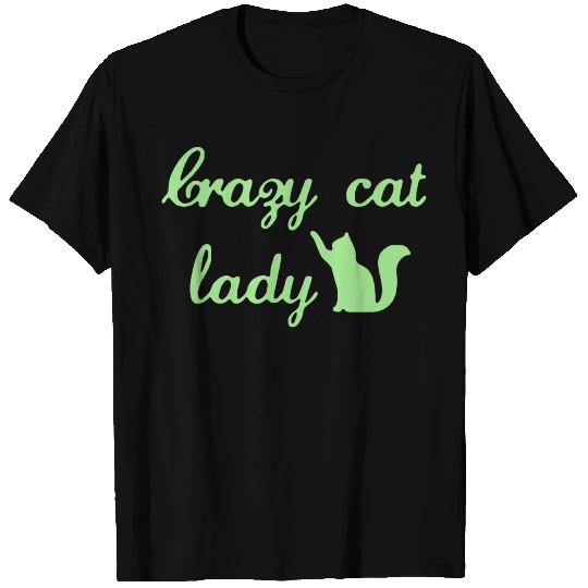 Crazy Cats LOVER Lady T Shirts