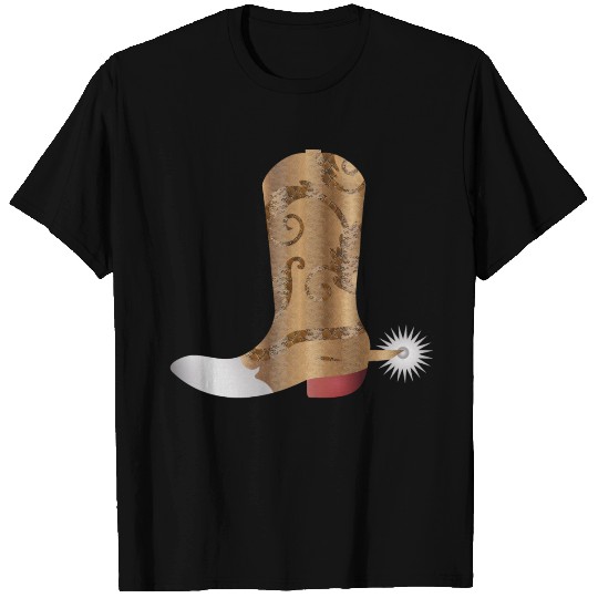 extravagant western boots in snake leather look T Shirts
