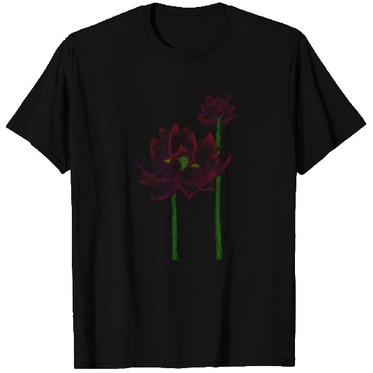 flower with stem T Shirts