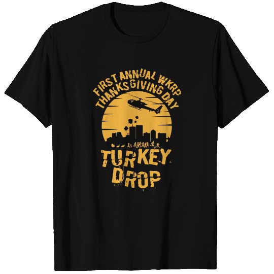 Wkrp Turkey Drop T Shirts