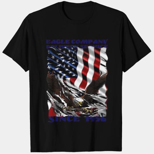 Truck Driver Delivery Company T Shirts Eagle Picture