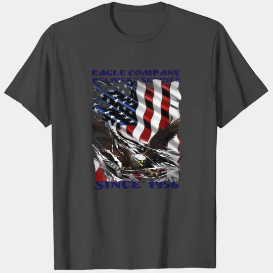 Truck Driver Delivery Company T Shirts Eagle Picture