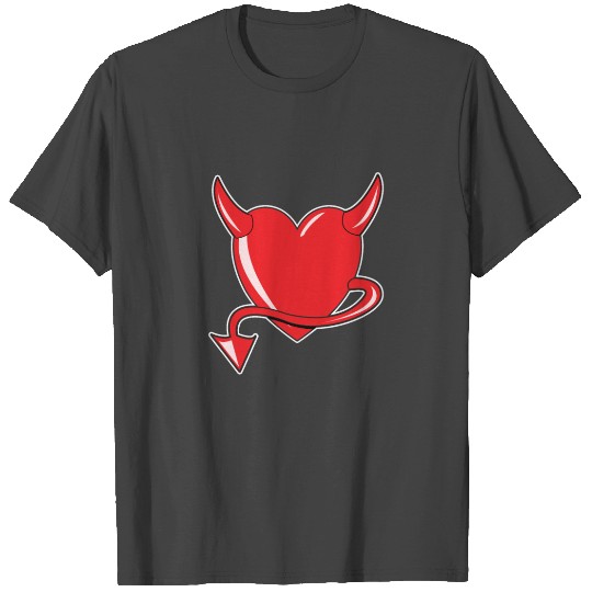 Red Heart - Devil Heart - Gift T Shirts