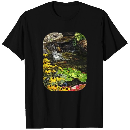Black-Eyed Susans By Koi Pond T Shirts
