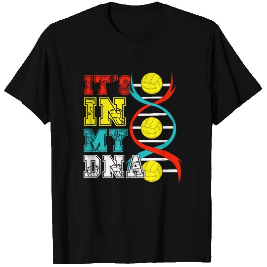 Discover It's In My DNA Volleyball Player Gift T Shirts