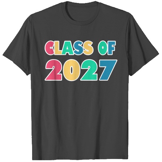 Class of 2027 colorful T Shirts